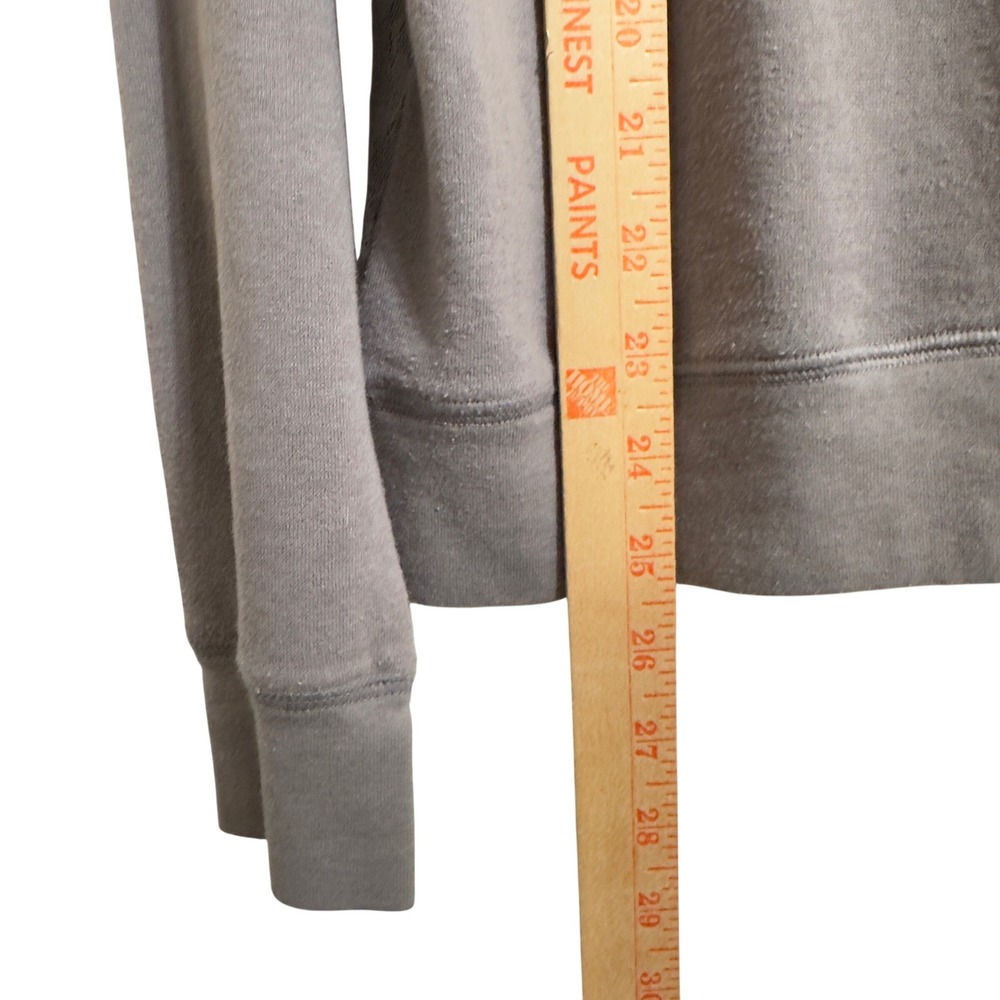 Rare PINK Victoria's Secret Atlanta Braves Lace Back Sweatshirt Grey XS ADSL - Picture 5 of 11